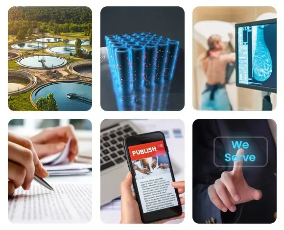 Researchers working in lab